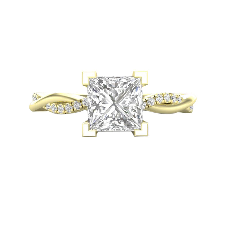 Natalie Build Your Own Earth Born Diamond Engagement Ring 1/5ct
