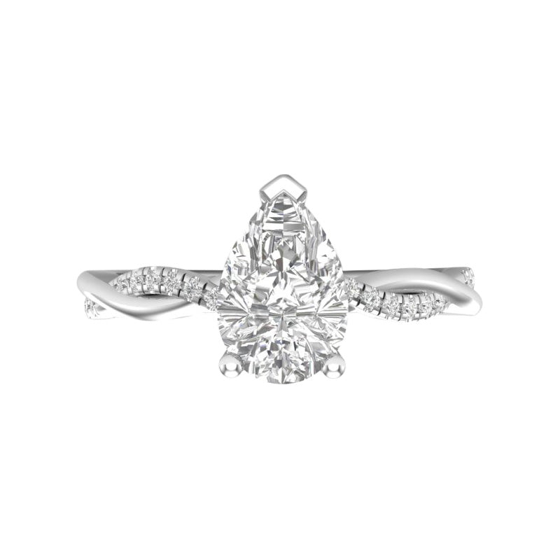 Natalie Build Your Own Earth Born Diamond Engagement Ring 1/5ct