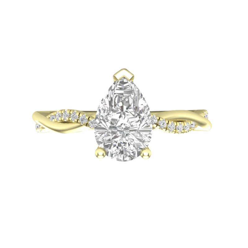 Natalie Build Your Own Earth Born Diamond Engagement Ring 1/5ct