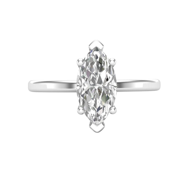 Melina Build Your Own Earth Born Diamond Engagement Ring 1/15ct