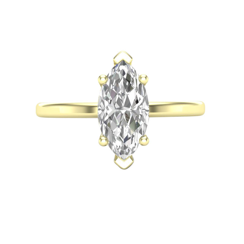 Melina Build Your Own Earth Born Diamond Engagement Ring 1/15ct
