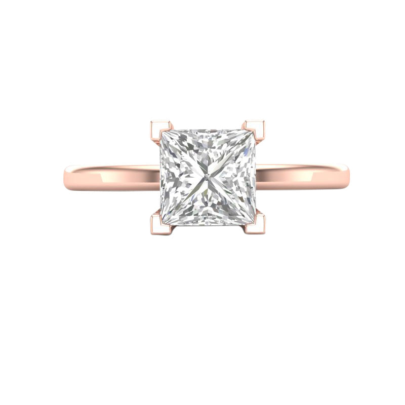 Melina Build Your Own Earth Born Diamond Engagement Ring 1/15ct