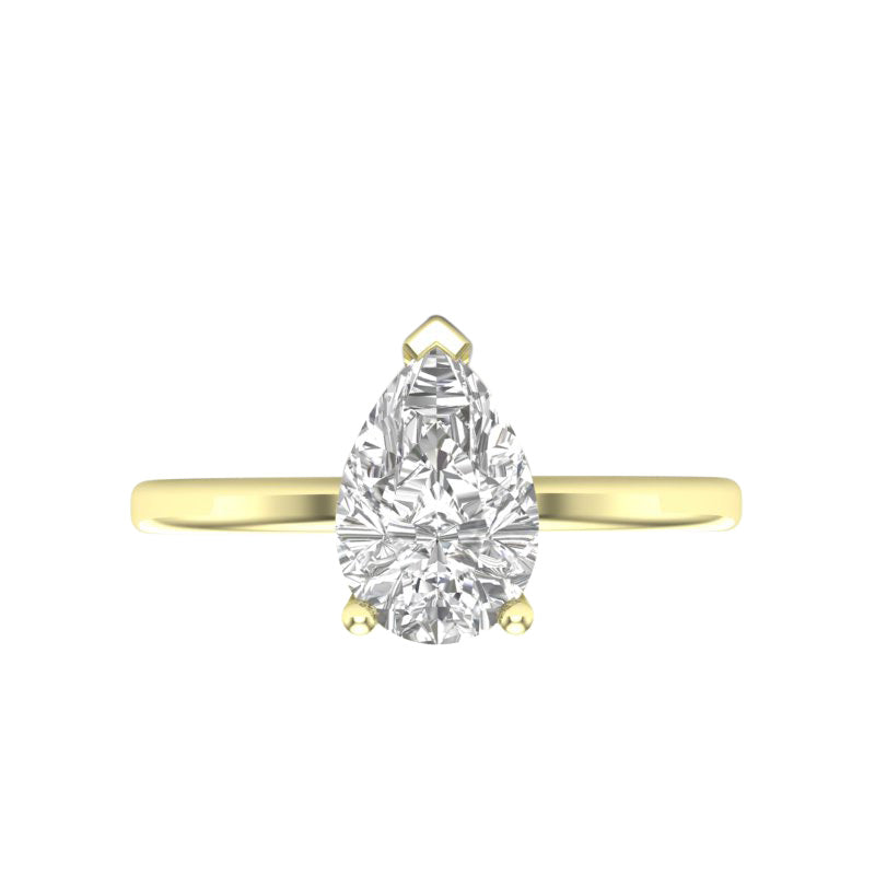 Melina Build Your Own Earth Born Diamond Engagement Ring 1/15ct