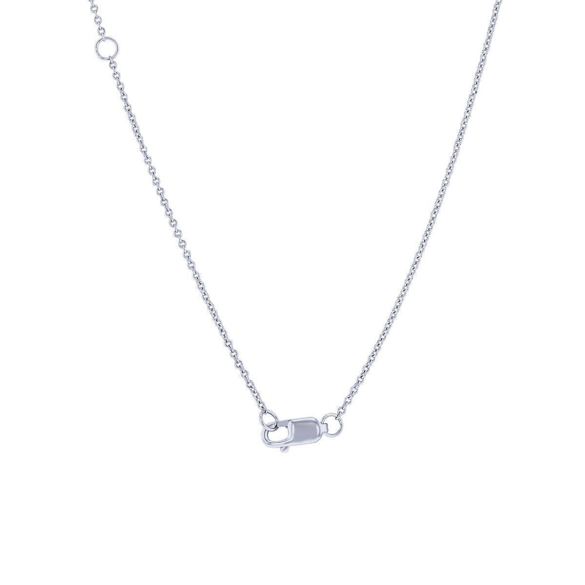 Aura Lab Grown Diamond Bezel Solitaire Necklace 2ct
