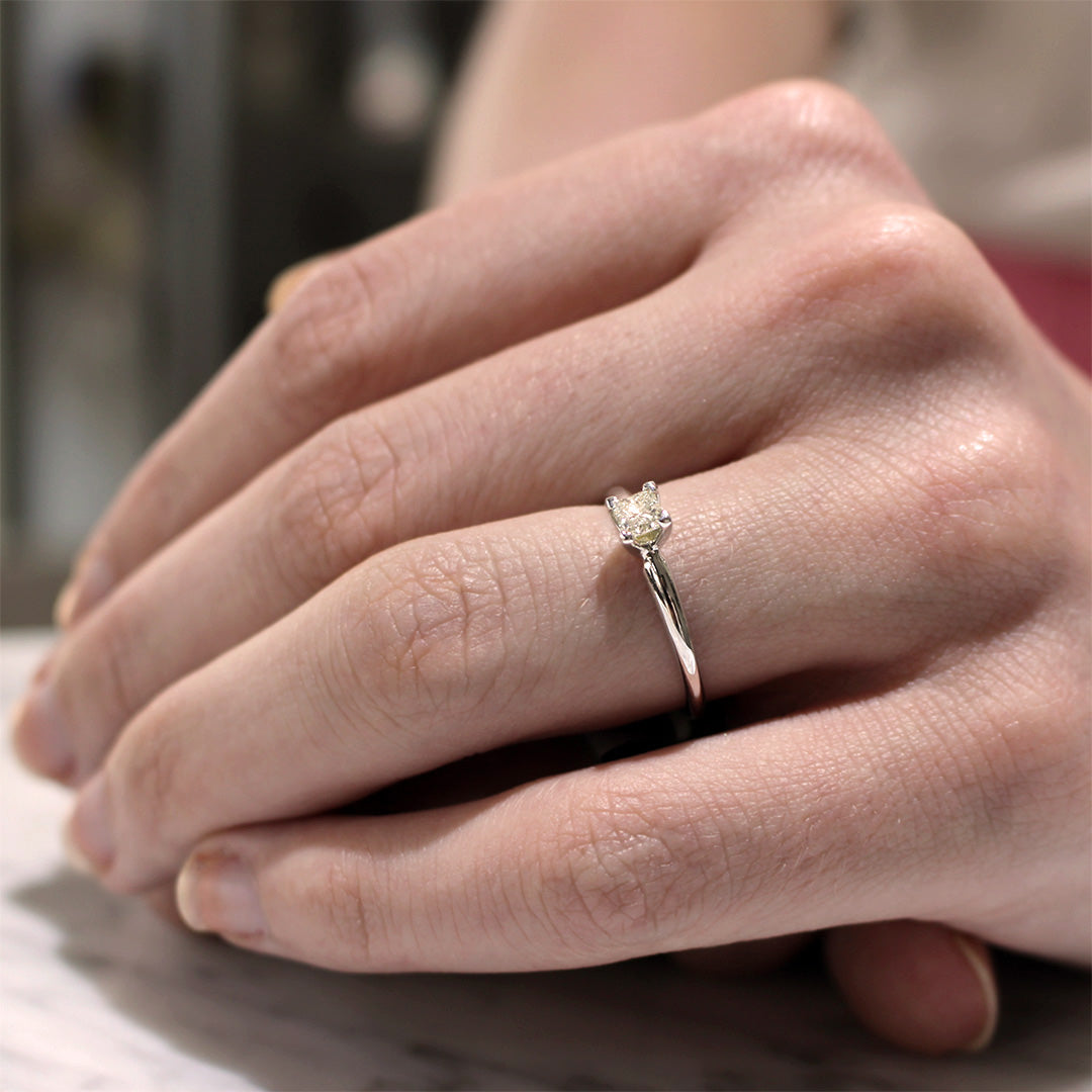 Christa Princess Ready for Love Diamond Engagement Ring 1/3ct