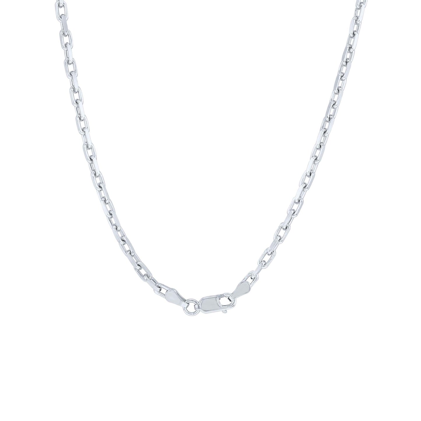 Silver Felix French Cable Chain Necklace