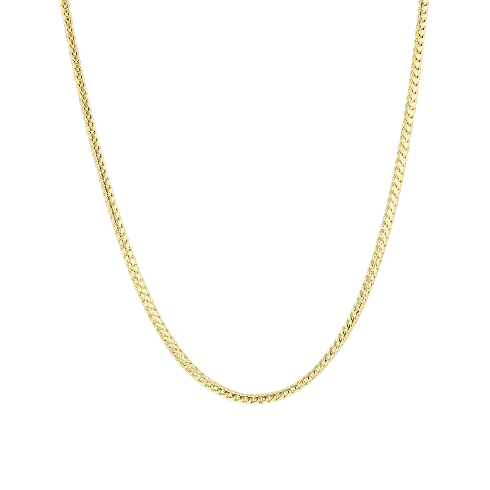 Commander Franco Link Gold Chain Necklace 22“ – Steven Singer Jewelers