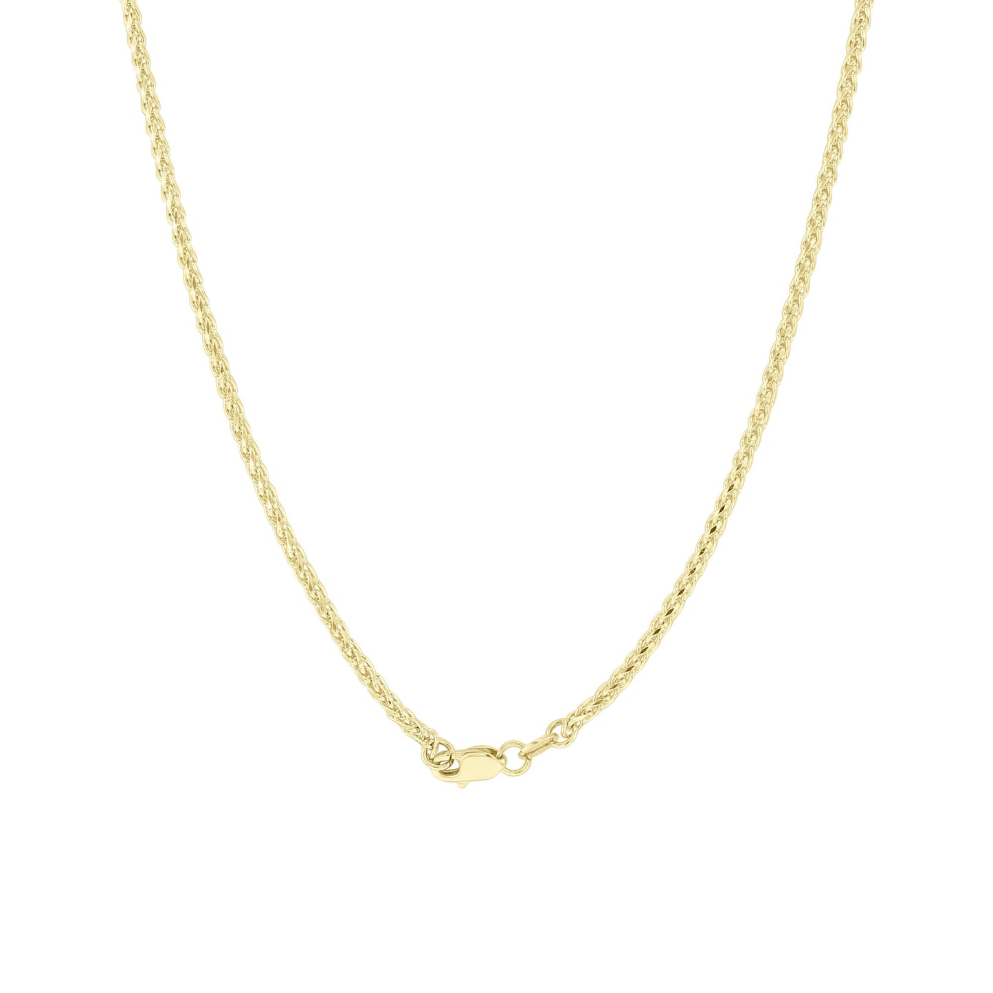 Ranger 1.9mm Gold Wheat Chain Necklace- 20“