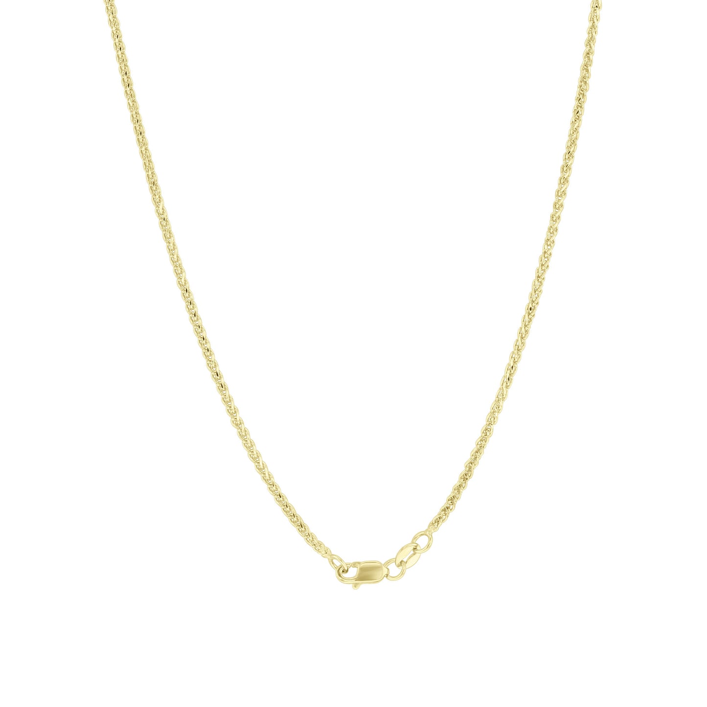 Ranger 1.5mm Gold Wheat Chain Necklace- 20“
