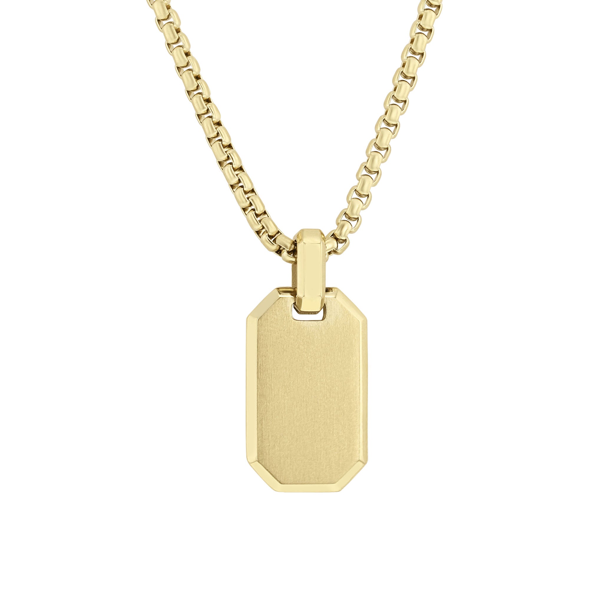 Ryan Stainless Steel Dog Tag Necklace – Steven Singer Jewelers