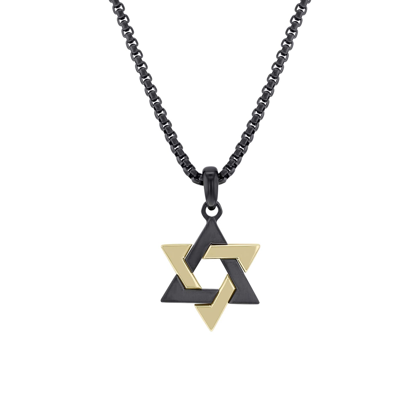 Star of David Stainless Steel Necklace