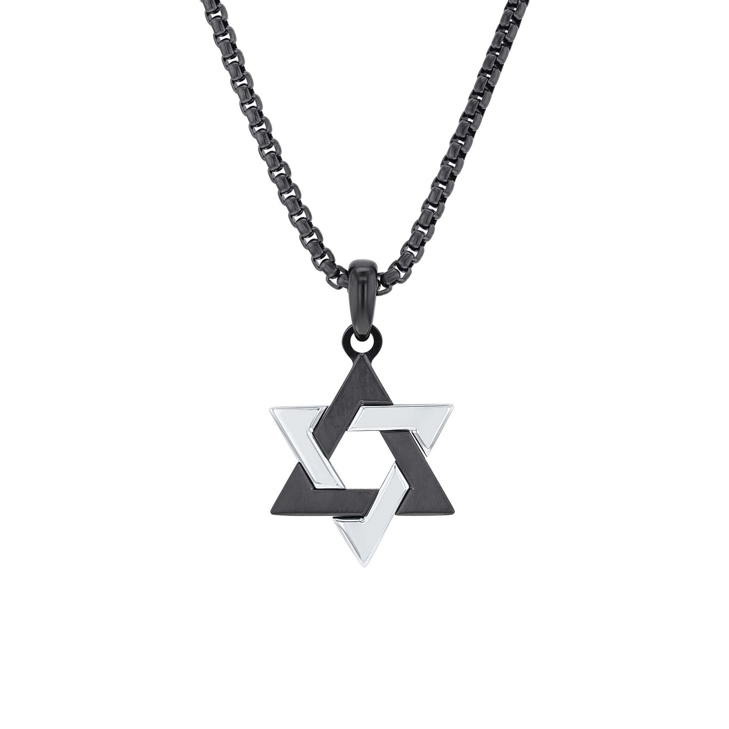 Star of David Stainless Steel Necklace