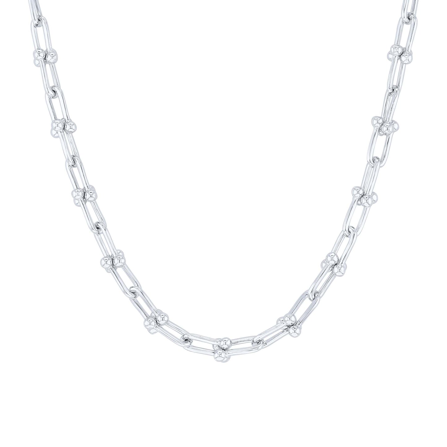 Silver Unforgettable U-Link Chain Necklace