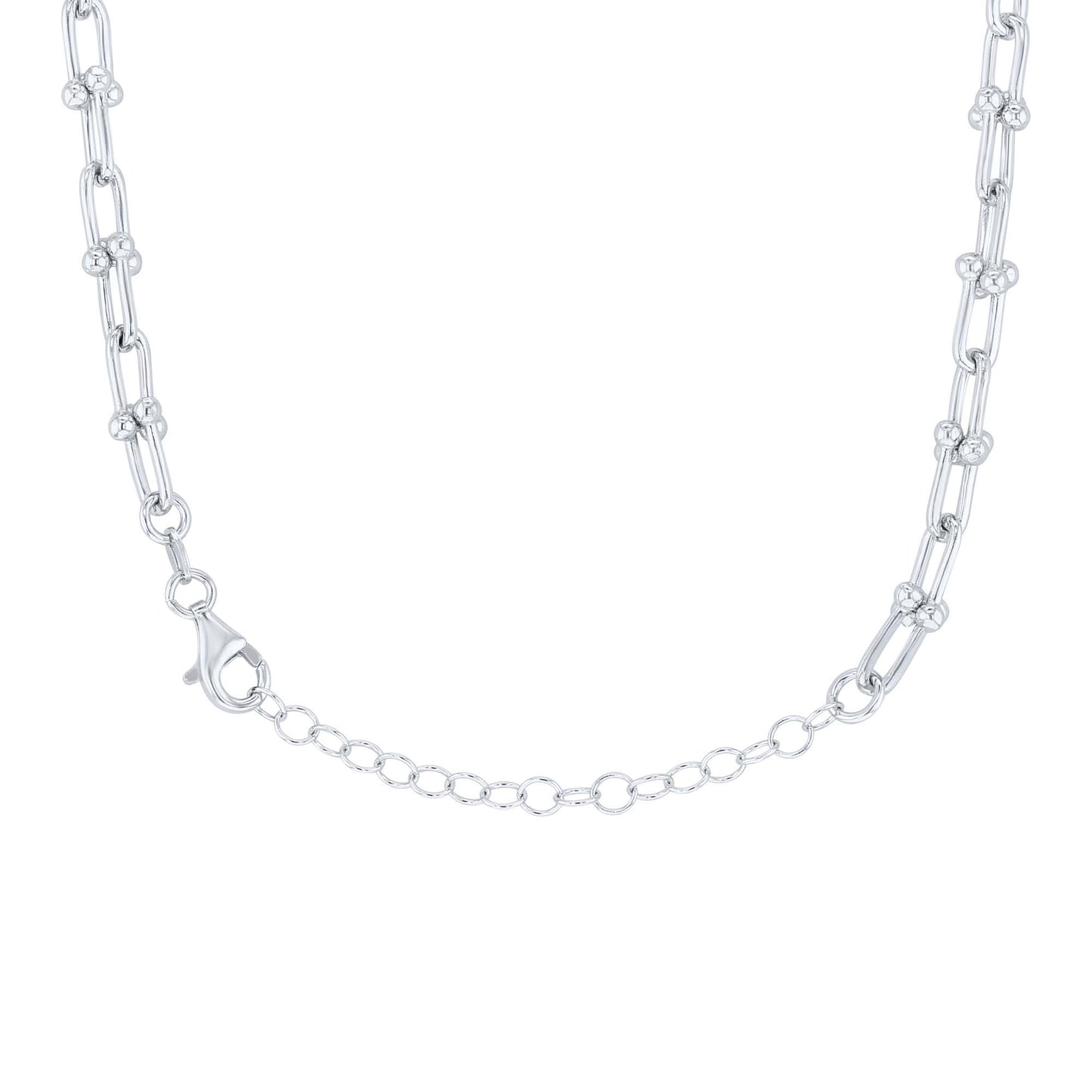 Silver Unforgettable U-Link Chain Necklace