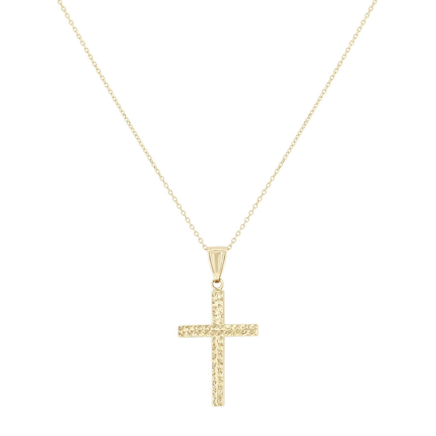 Sainted Gold Cross Necklace