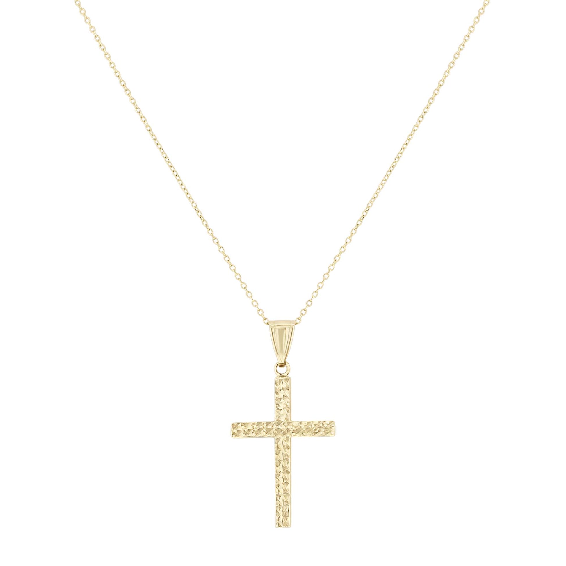 Sainted Gold Cross Necklace