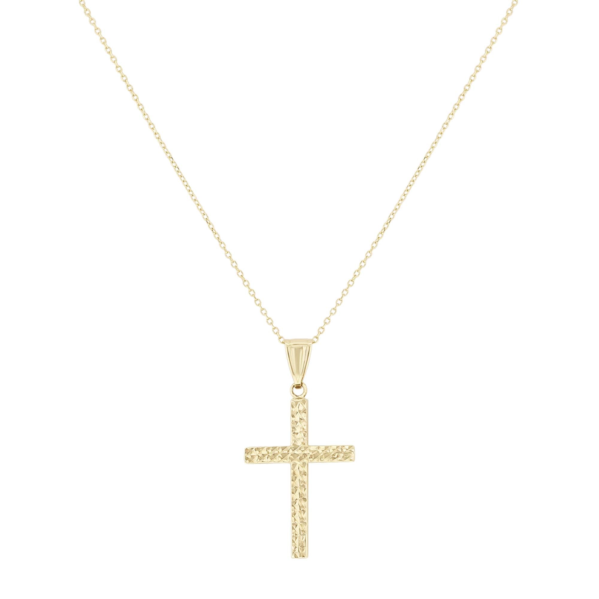 Sainted Gold Cross Necklace