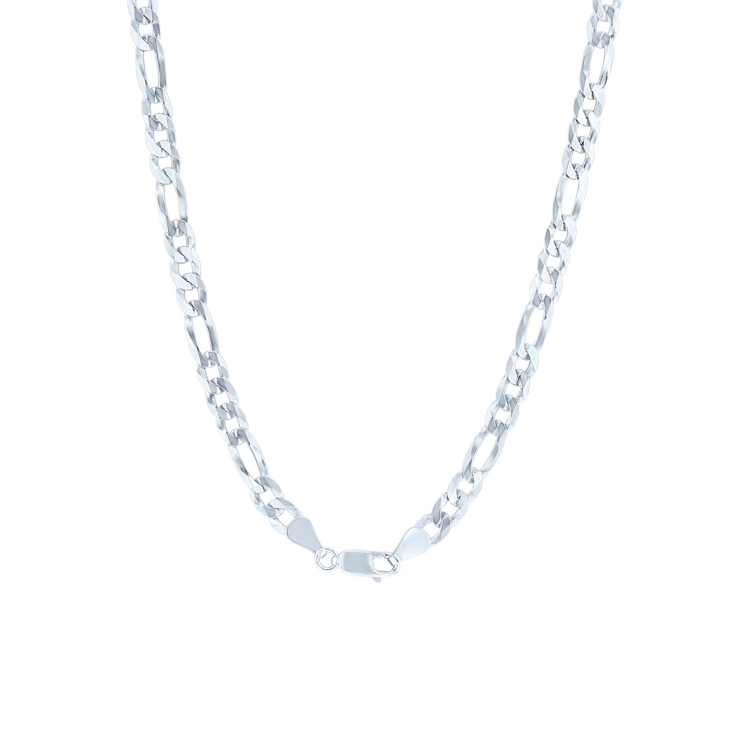 Silver Furio Figaro Chain Necklace
