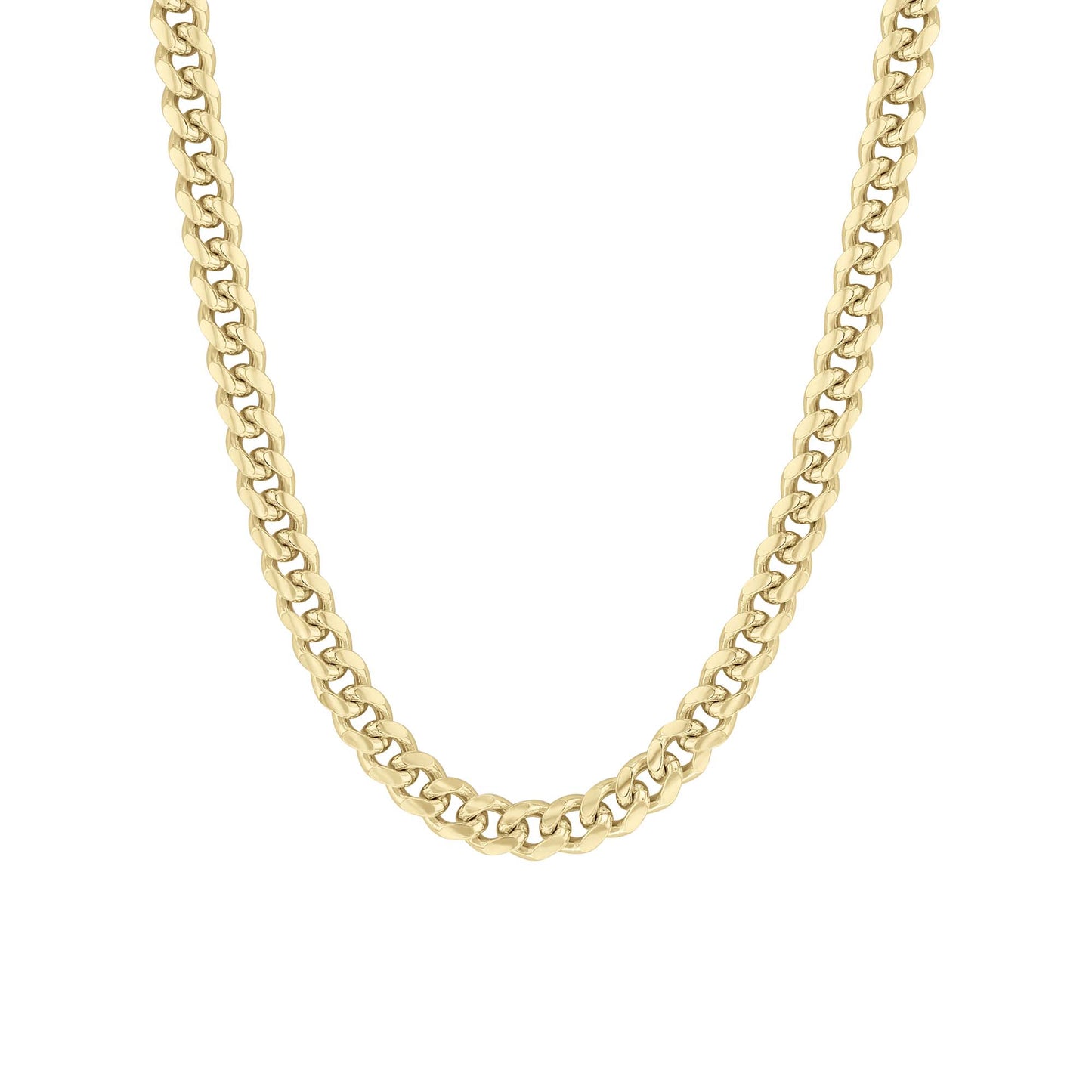Franklin Silver & Gold Cuban Link Chain Necklace- 5.6mm