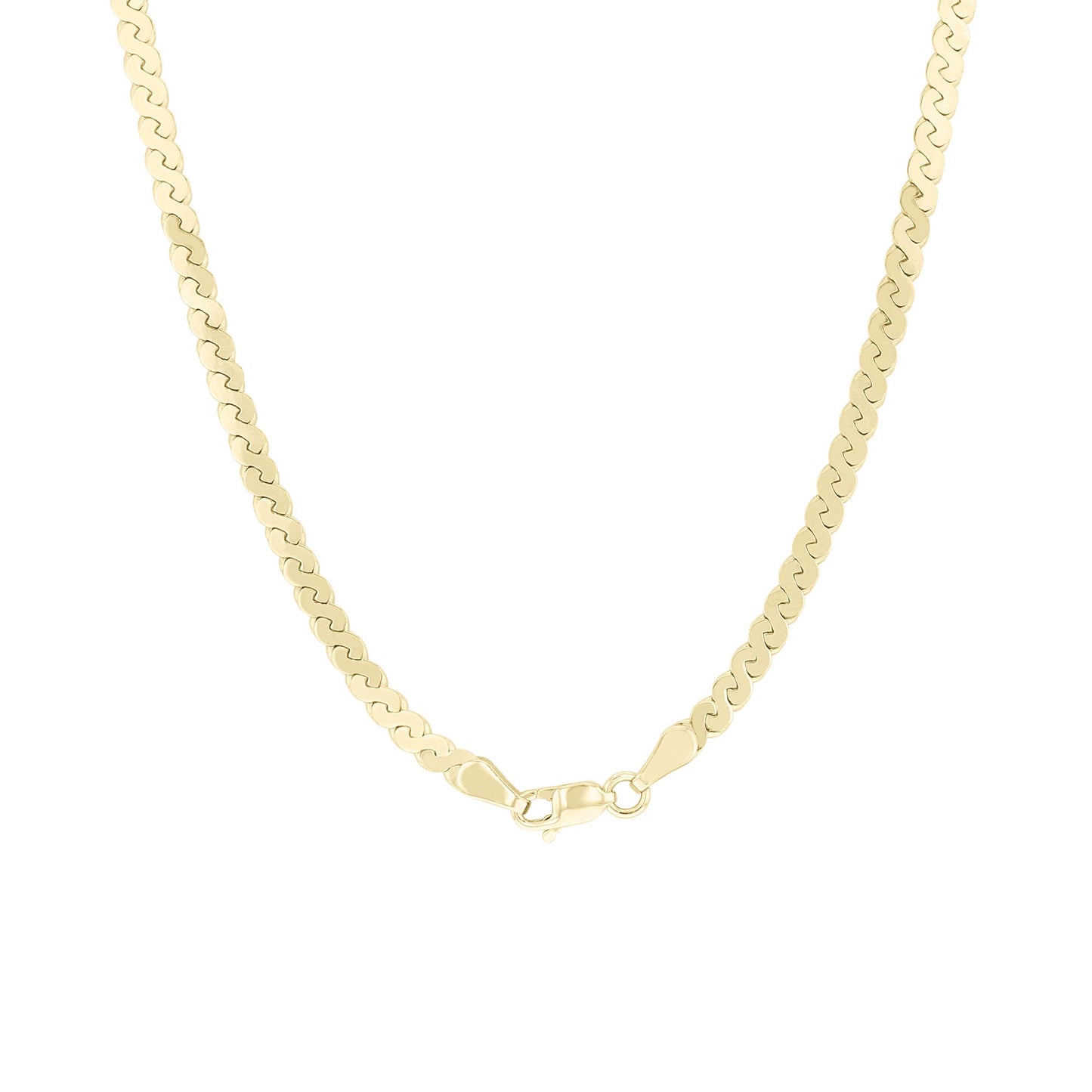 Mala Serpentine Chain Necklace- 3mm