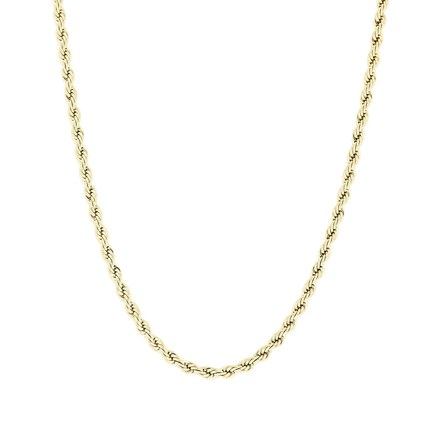 Davie Stainless Steel Rope Chain Necklace