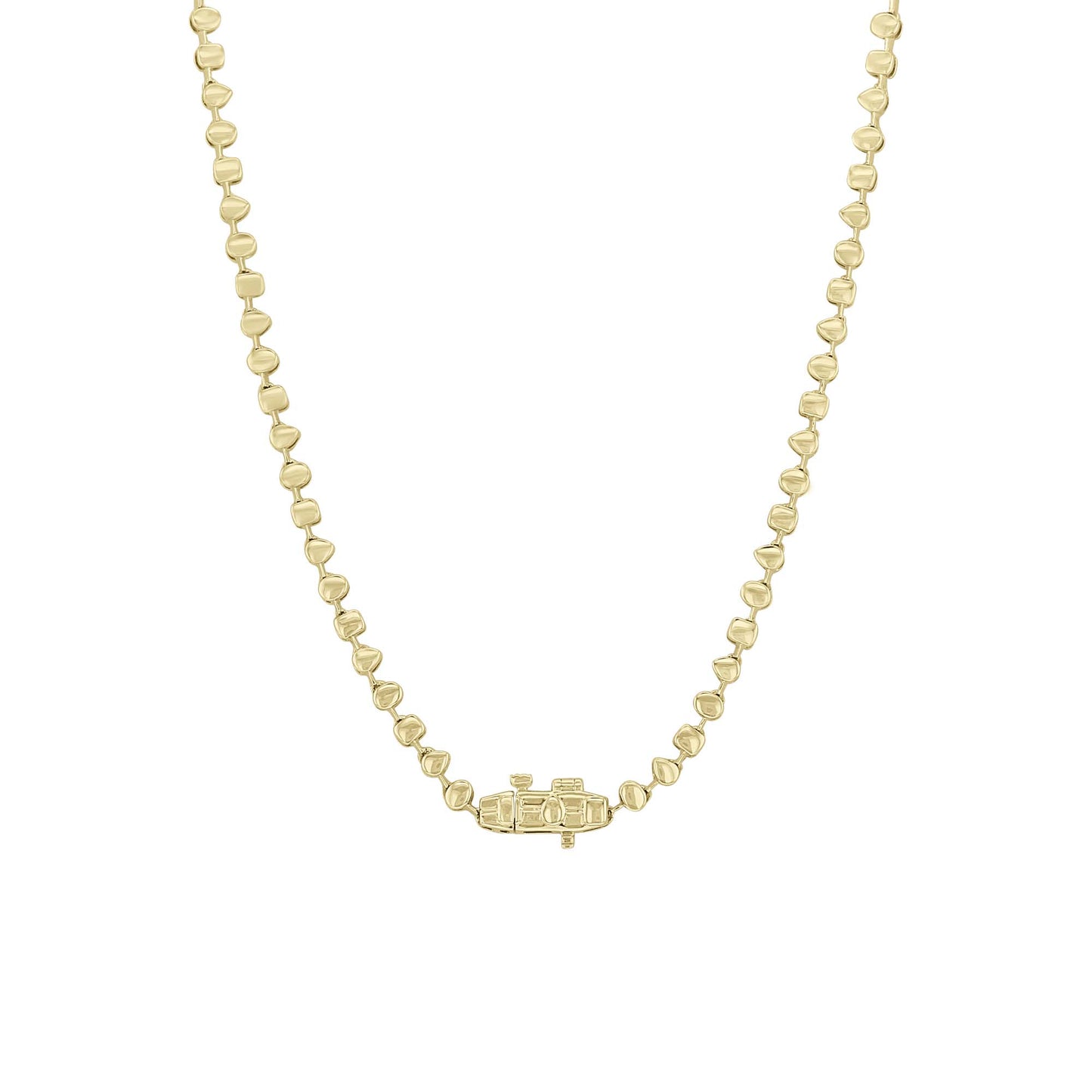 Fabrizia Fancy Diamond Tennis Necklace