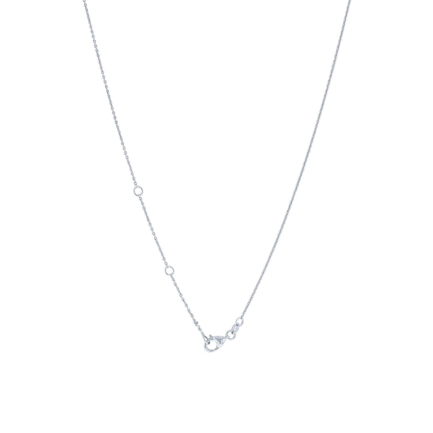 Classic Bezel Station Diamond Necklace 3/4ct