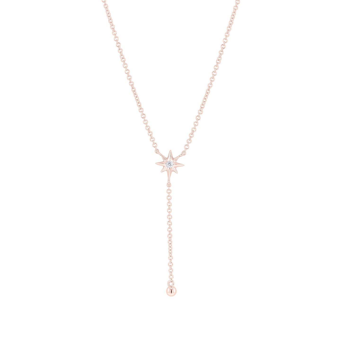 Starlight Drop Diamond Necklace