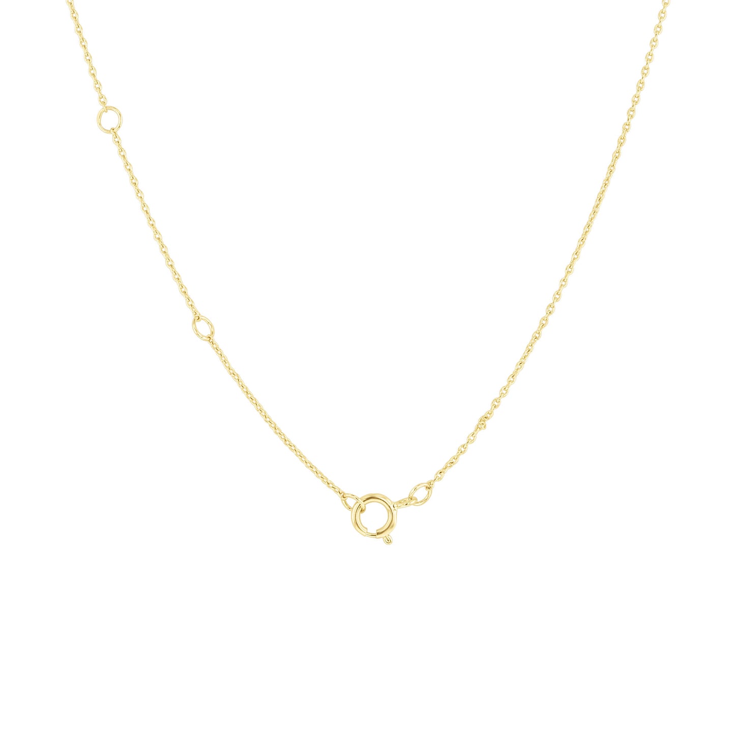 Classic Initial Diamond Necklace