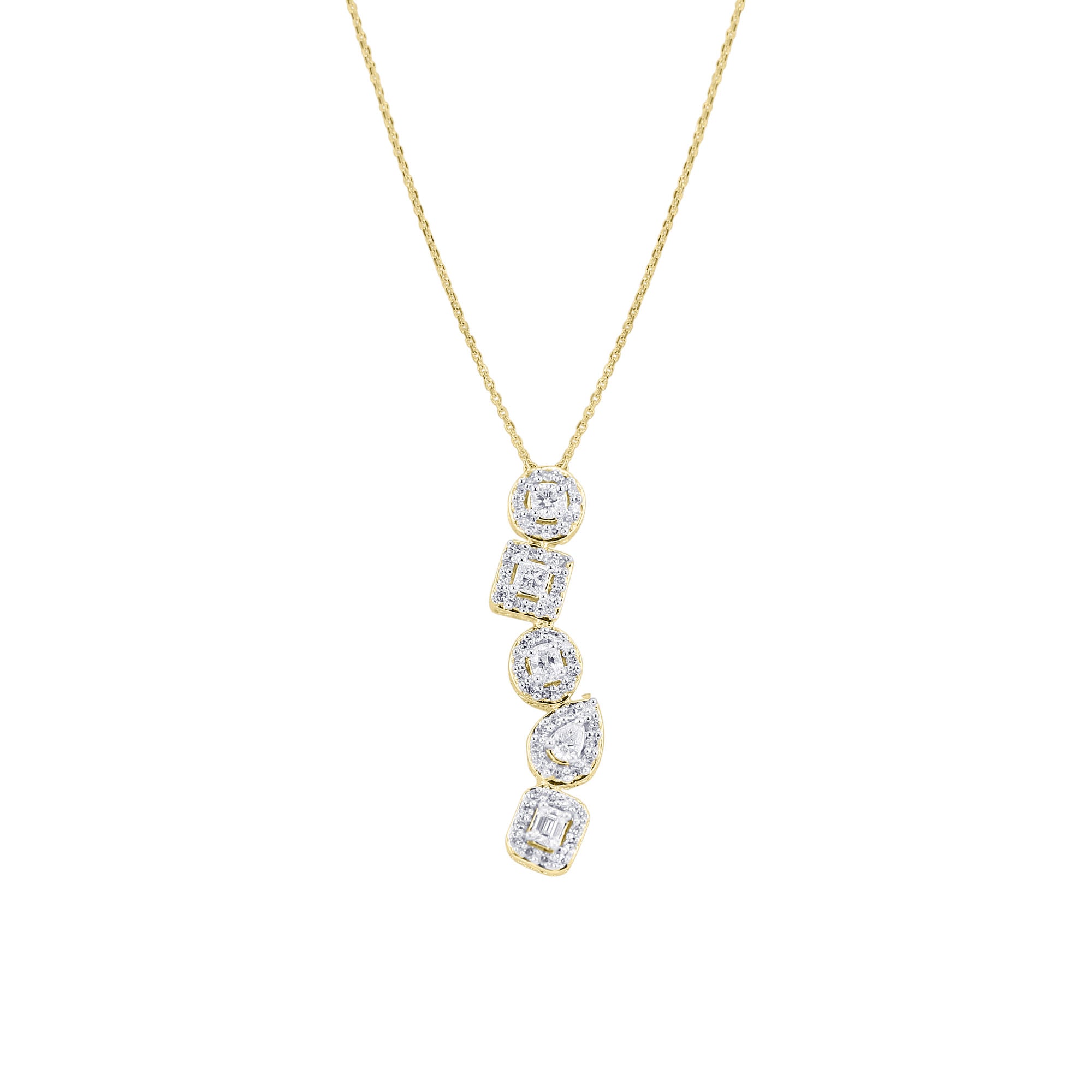 Fancy Cascade Diamond Drop Necklace – Steven Singer Jewelers