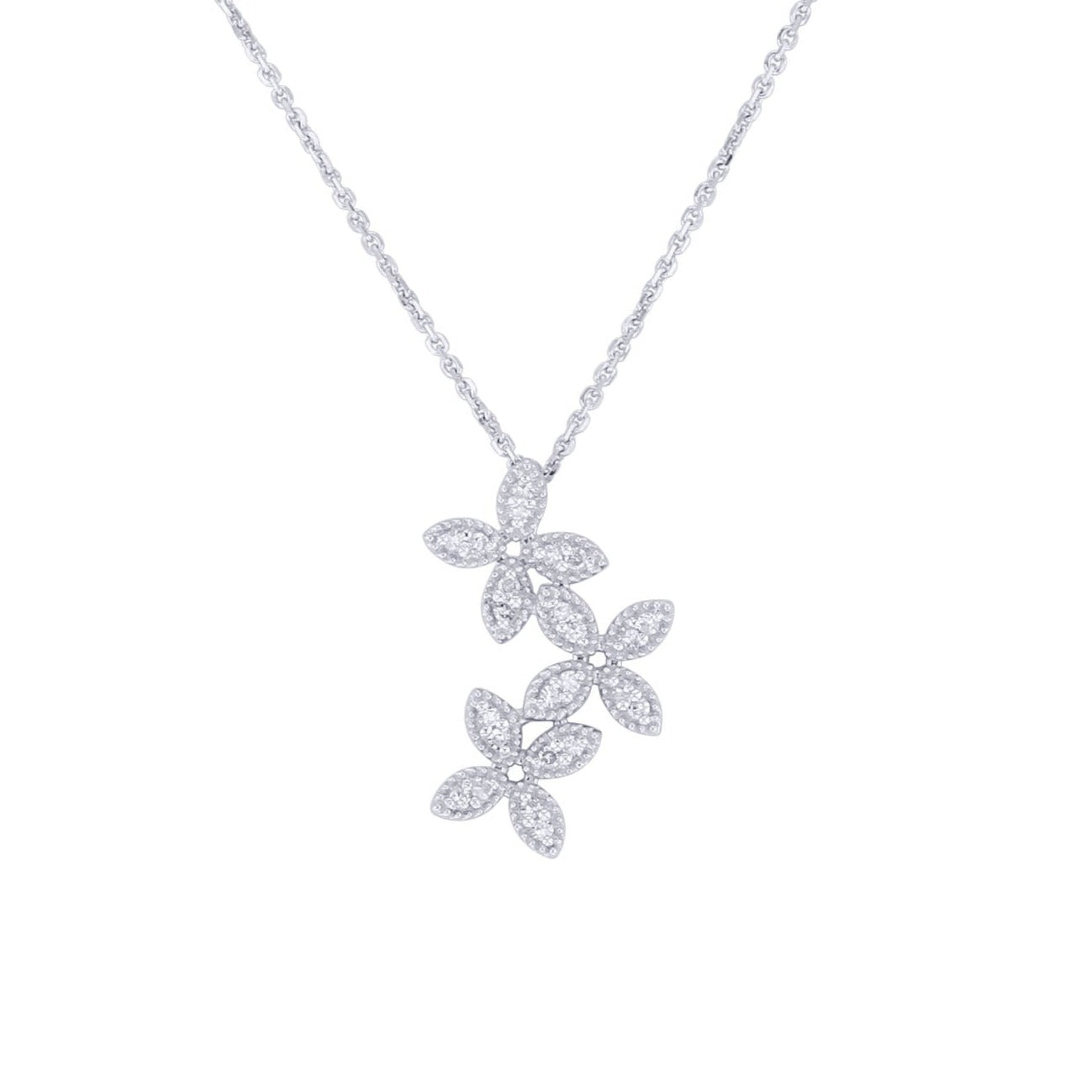 floating flowers necklace floating flowers necklace