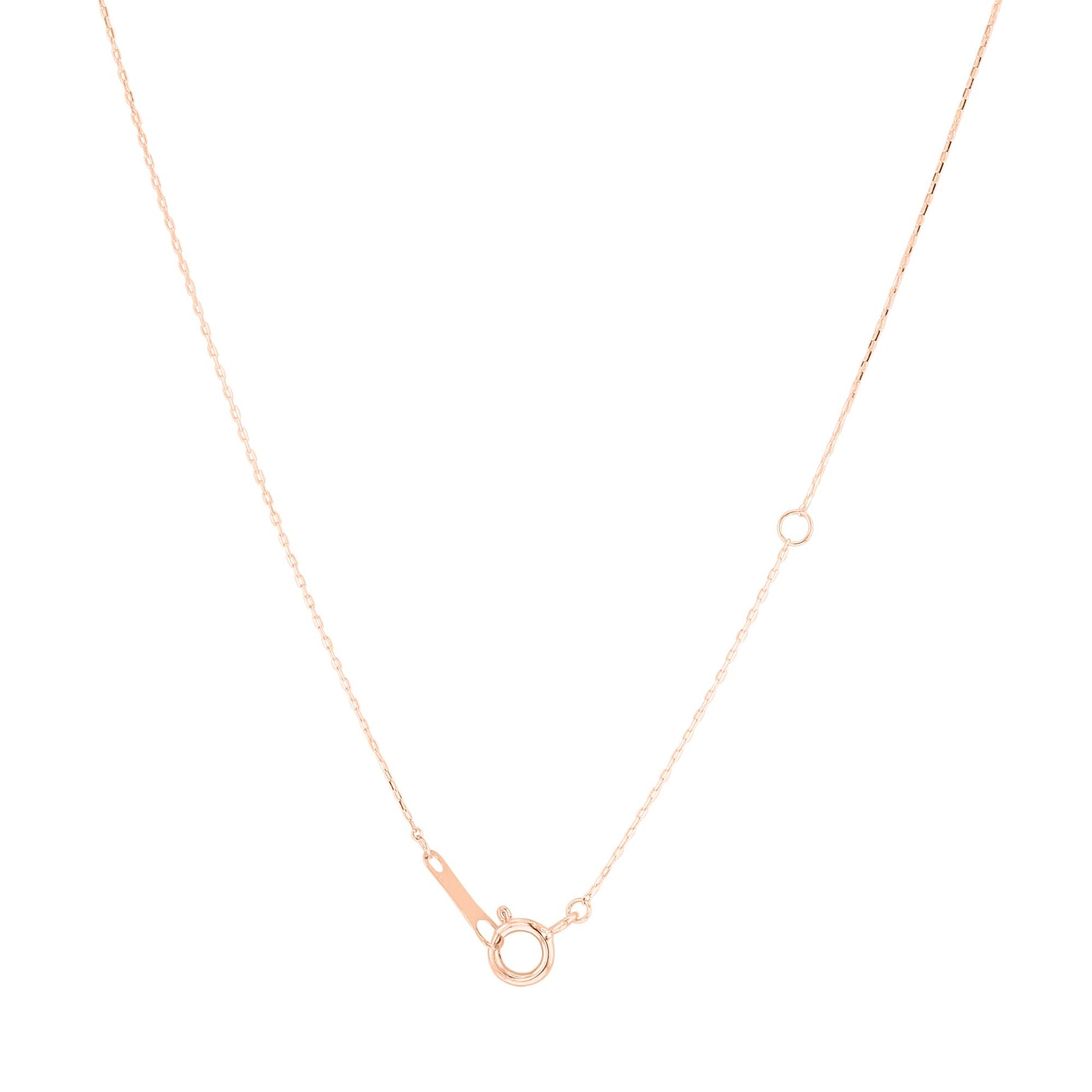 Baby Bezel Diamond Solitaire Necklace