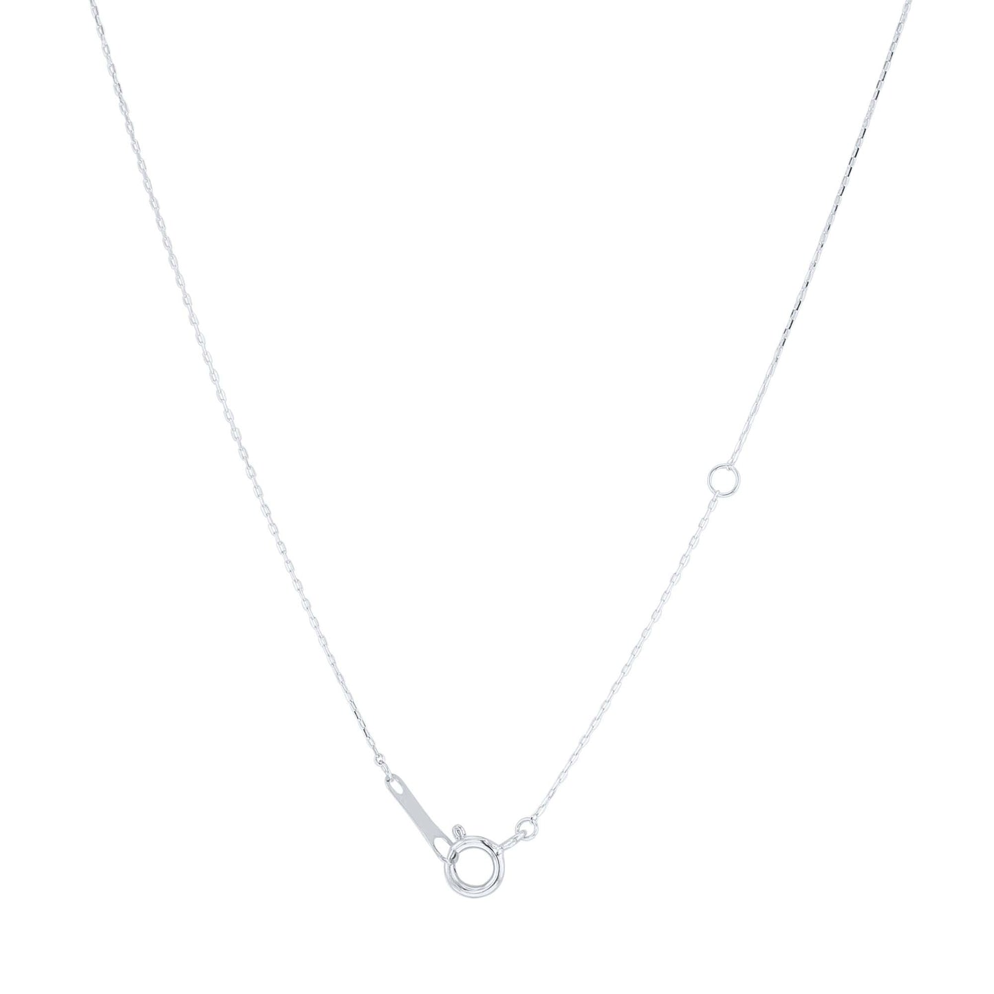 Baby Bezel Diamond Solitaire Necklace