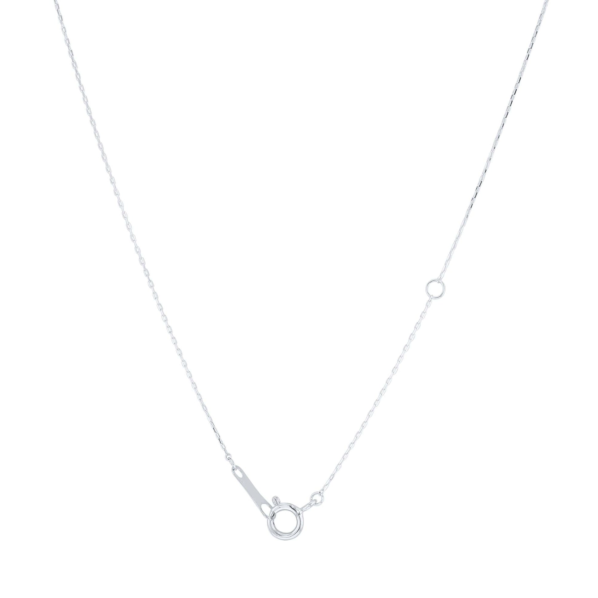 Baby Bezel Diamond Solitaire Necklace