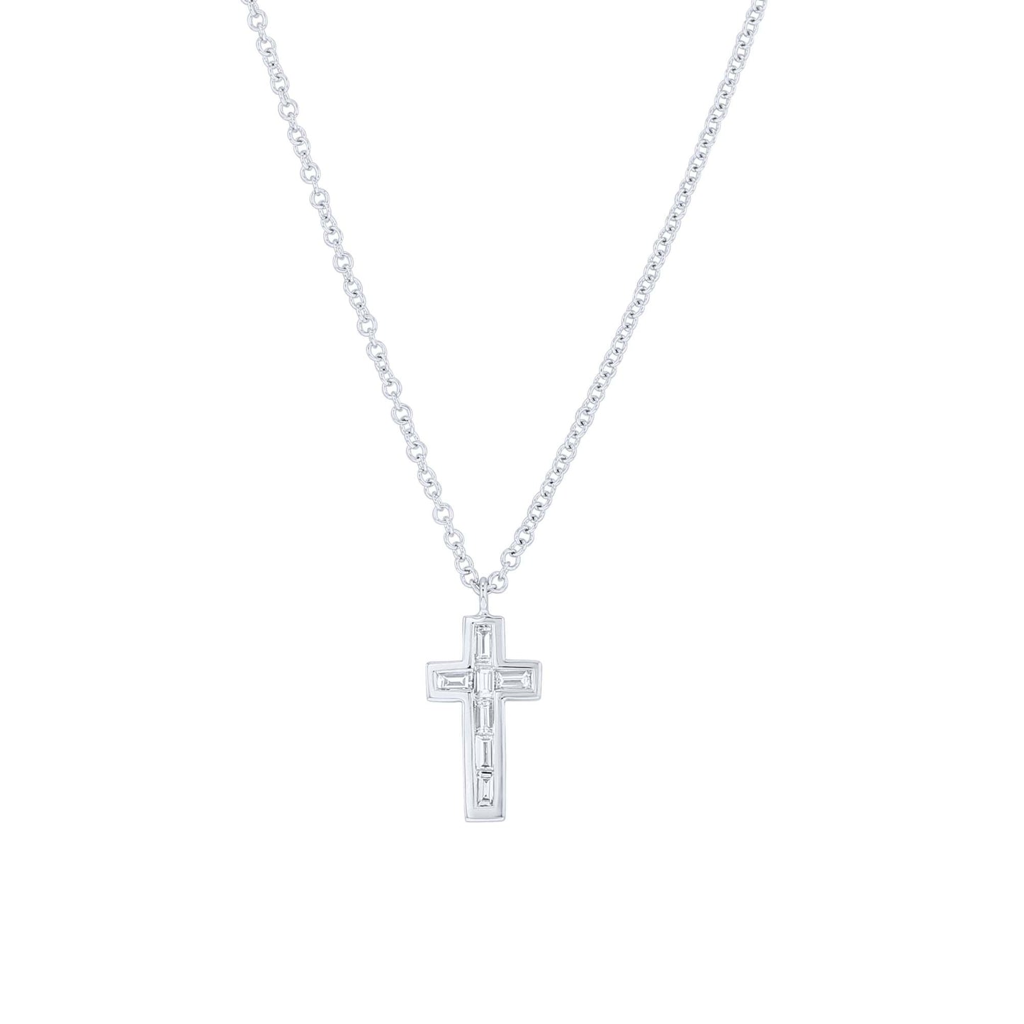 Angelina Diamond Cross Necklace