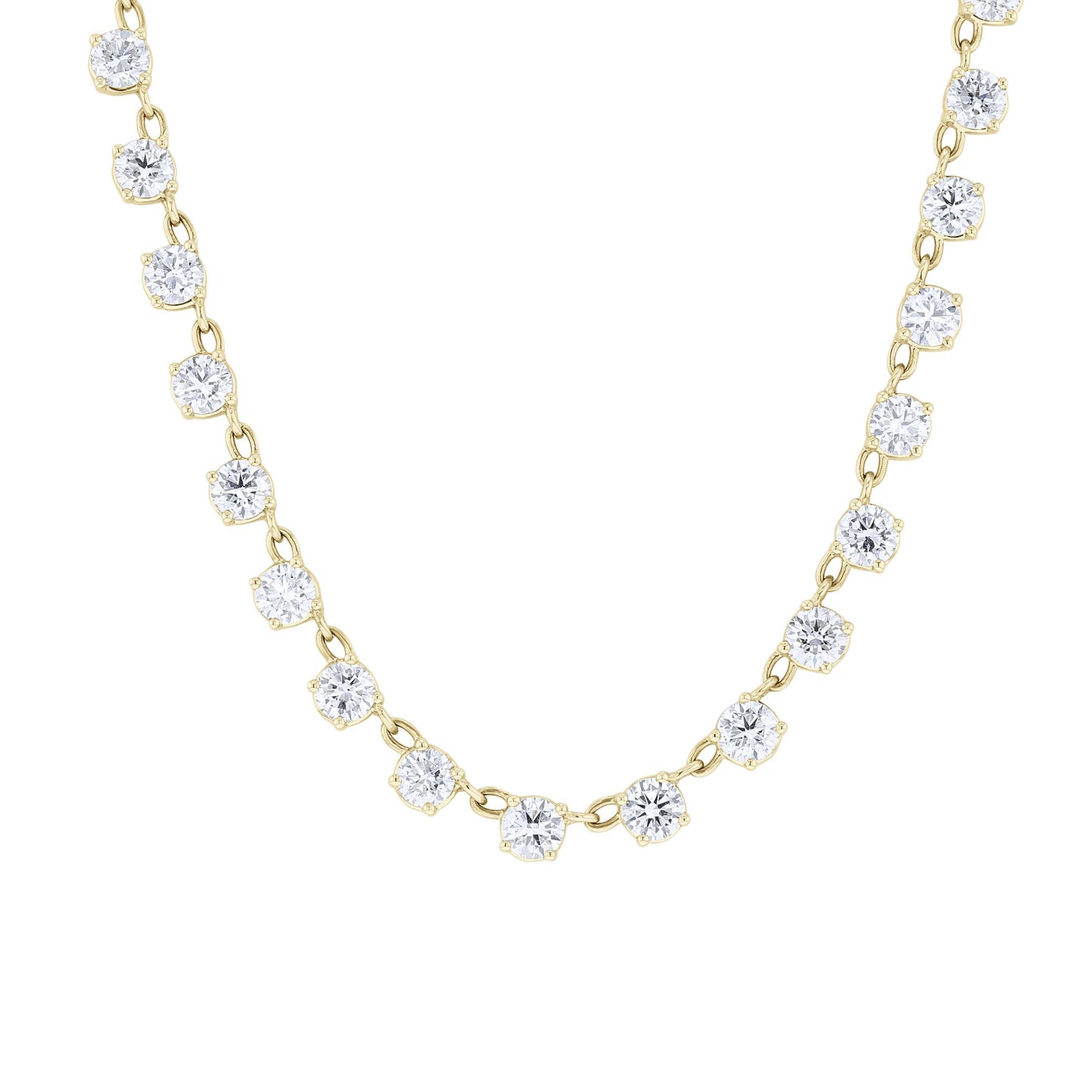 Andrina Chain Link Tennis Necklace- 20 1/6ct