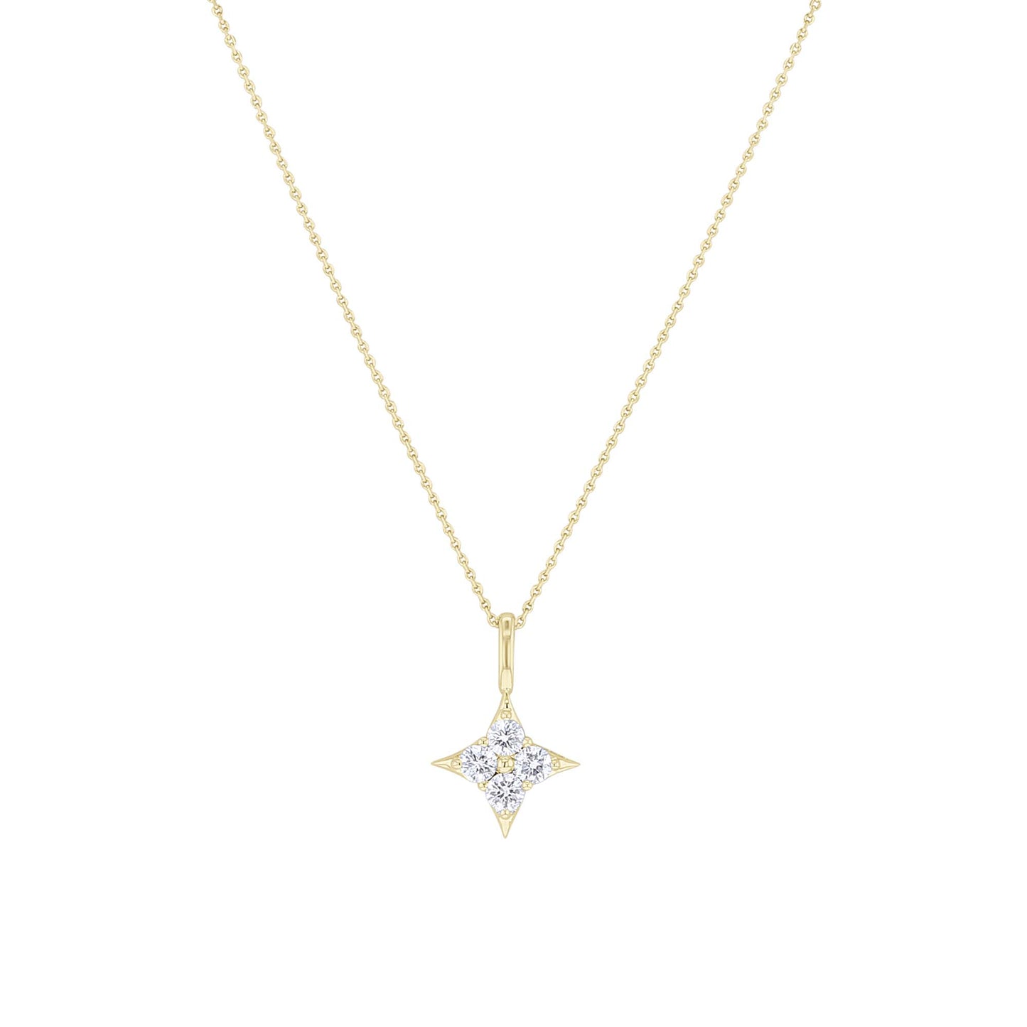 Star of Hope Diamond Necklace- 1/4ct