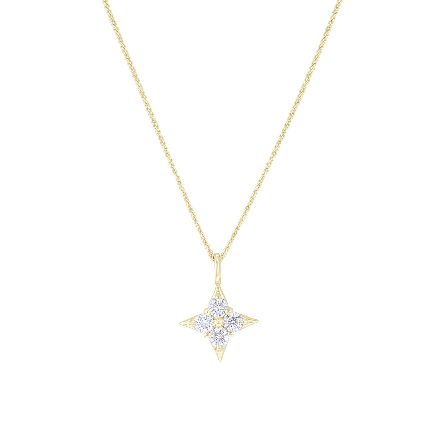 Star of Hope Diamond Necklace- 1/2ct
