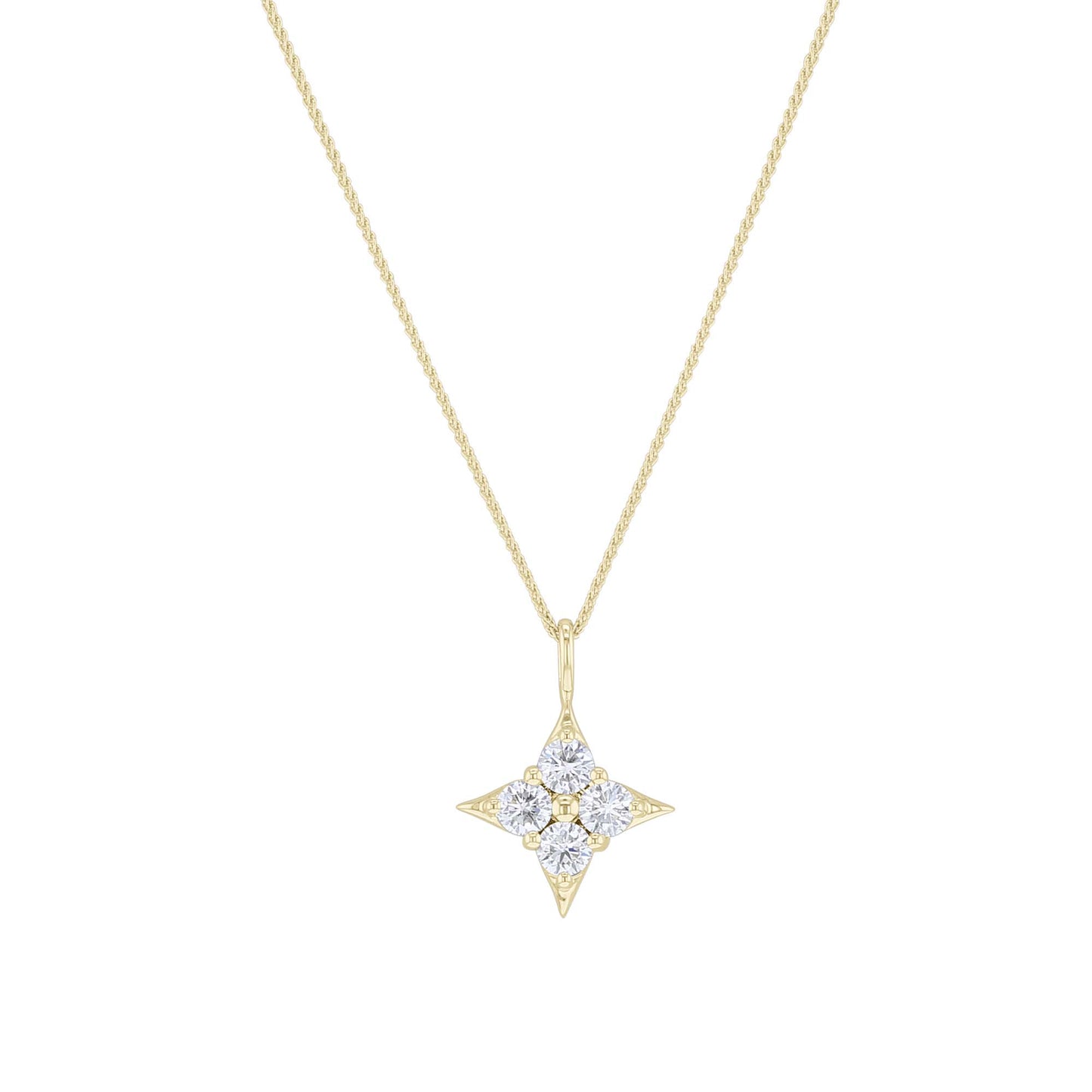 Star of Hope Diamond Necklace- 3/4ct