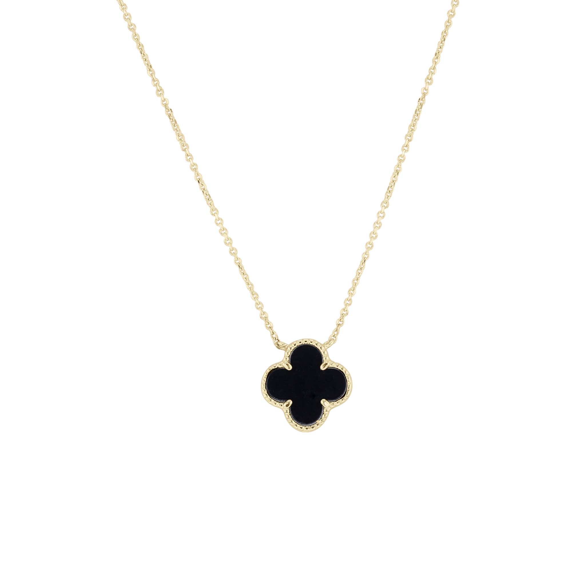 Loveleaf Onyx Necklace – Steven Singer Jewelers
