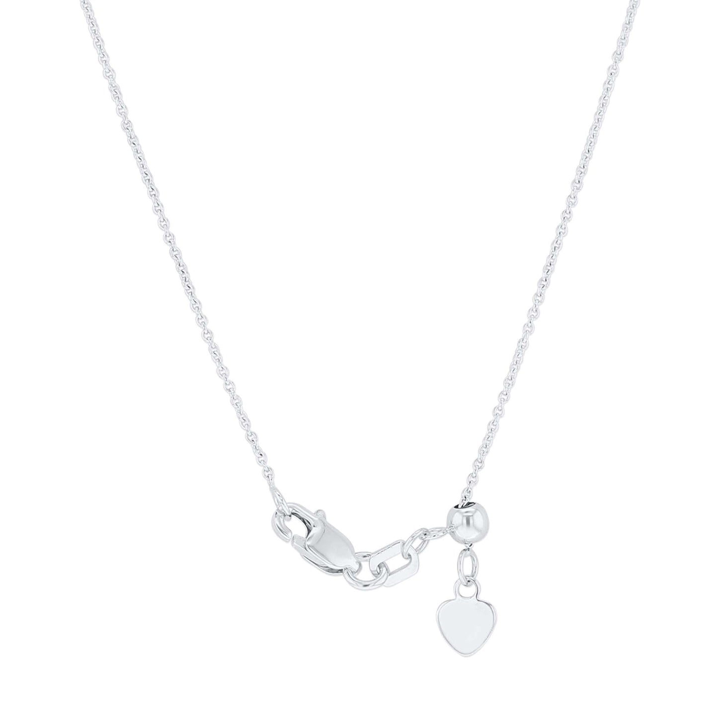 Silver Mama Diamond Charm Necklace