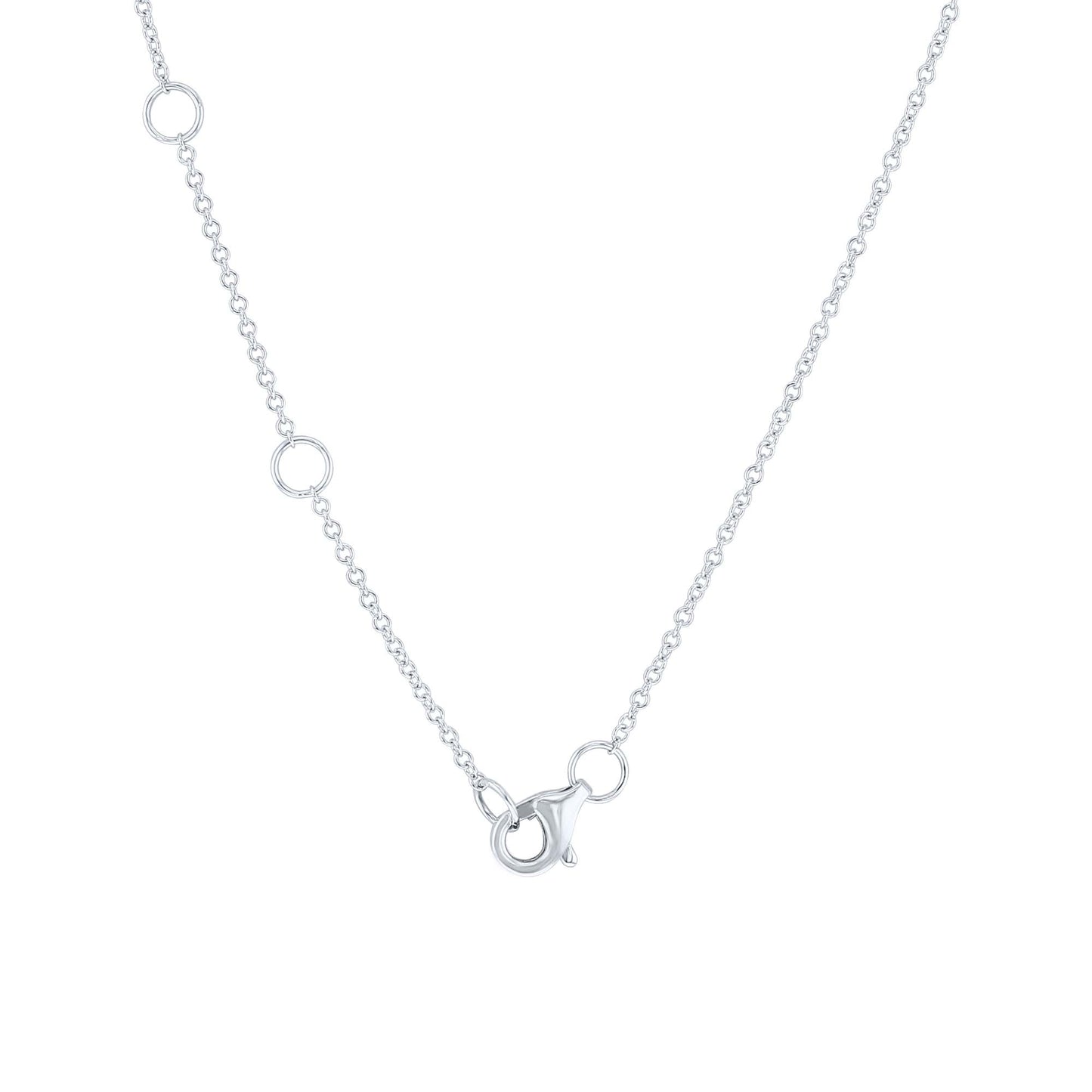 Indira Sapphire & Diamond Drop Necklace