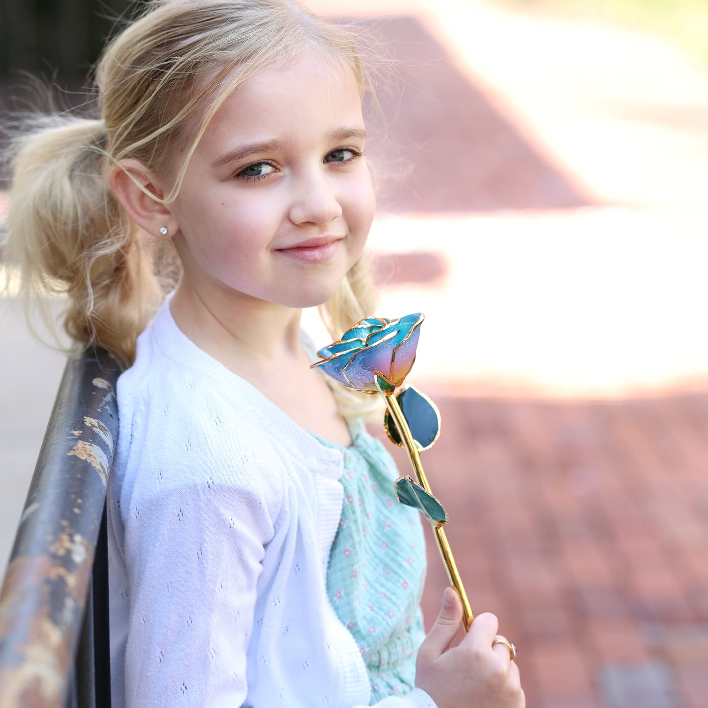 Sunrise 24kt Gold Dipped Rose