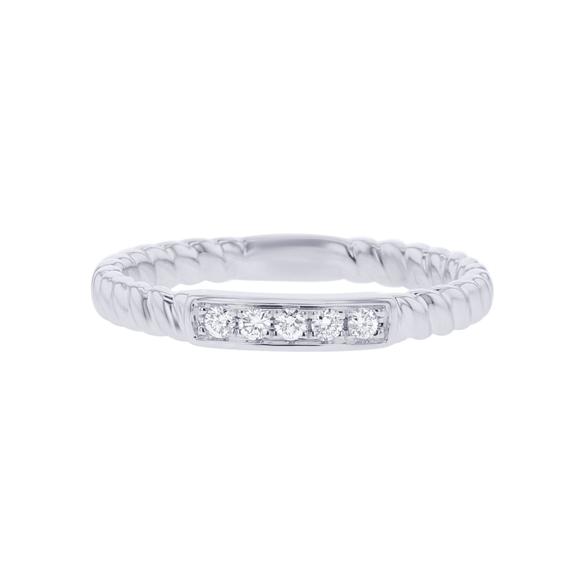 Charleston Twisted Diamond Ring
