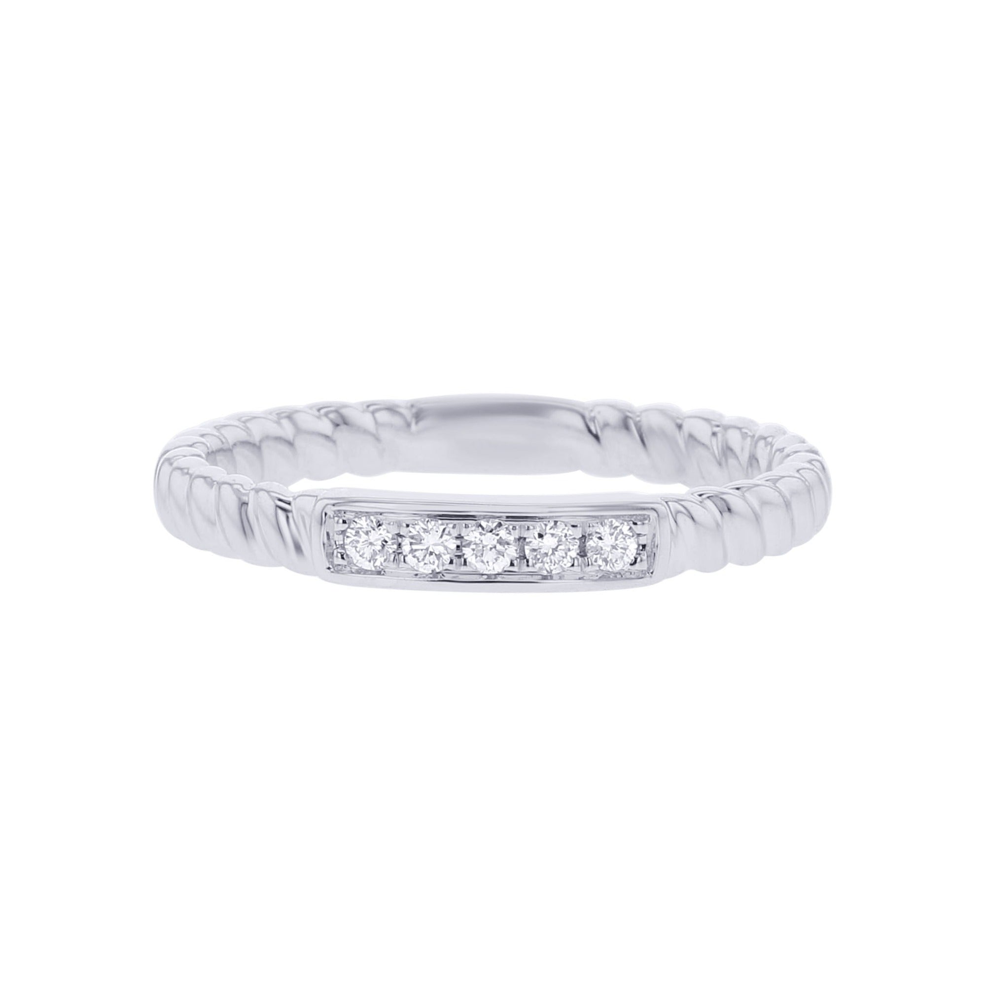 Charleston Twisted Diamond Ring