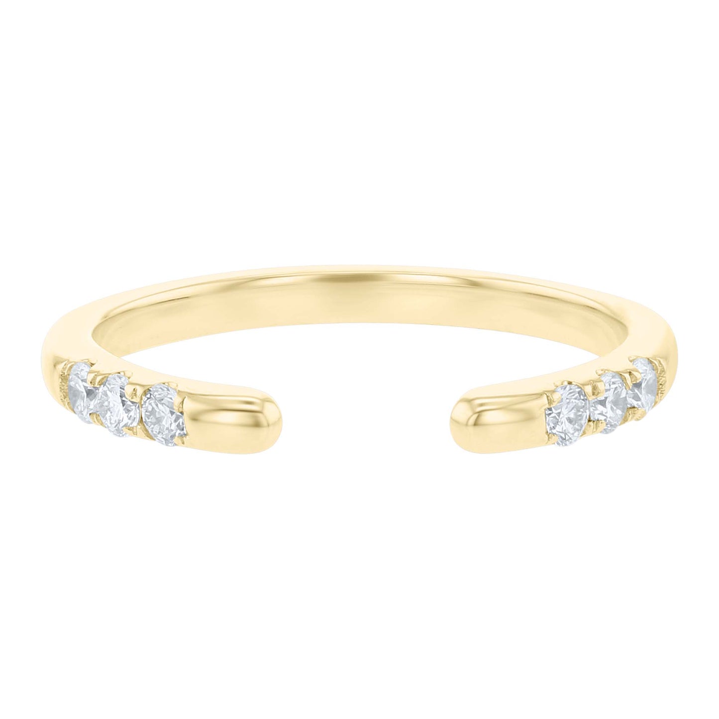 Dove Open Stack Diamond Ring- 1/5ct