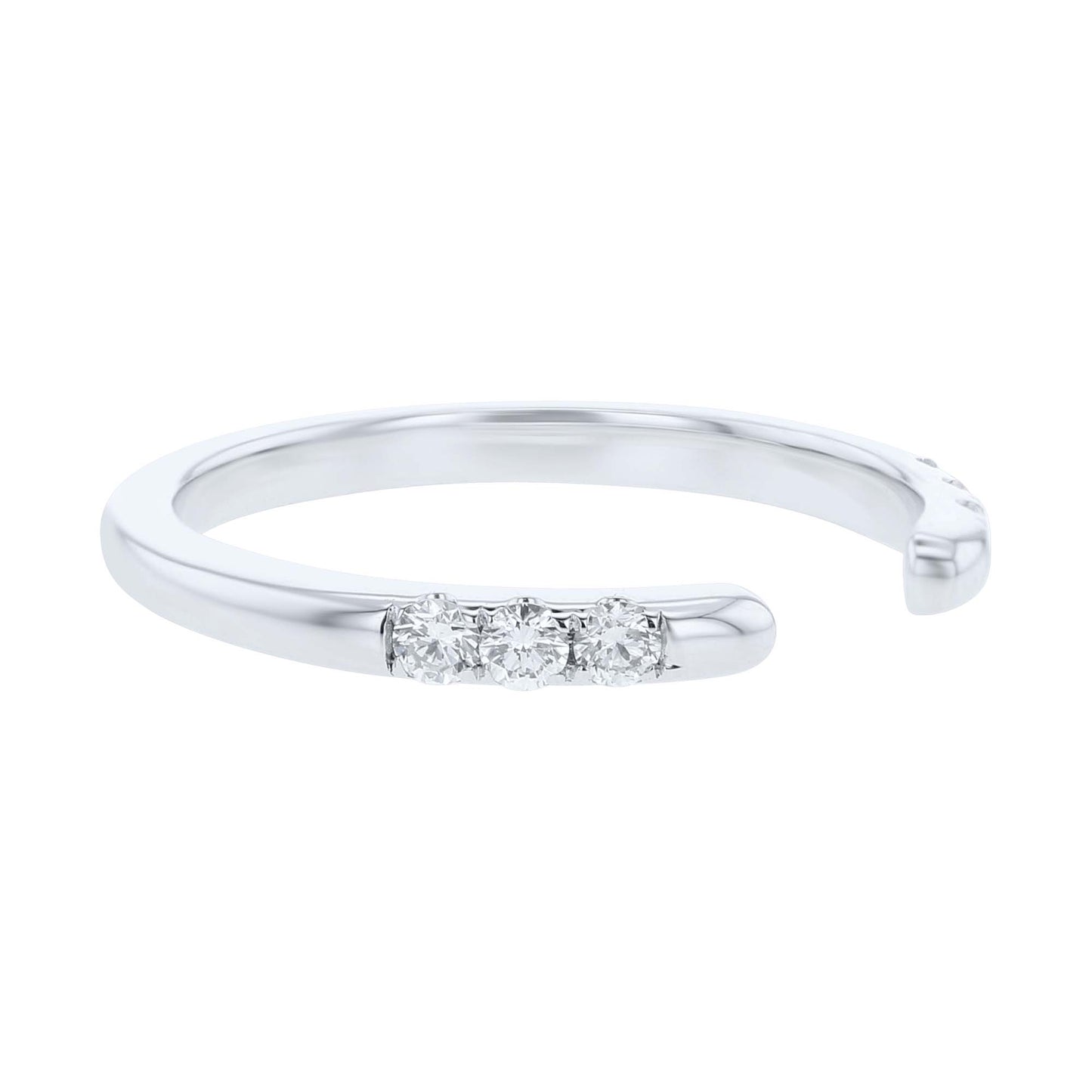 Dove Open Stack Diamond Ring- 1/5ct