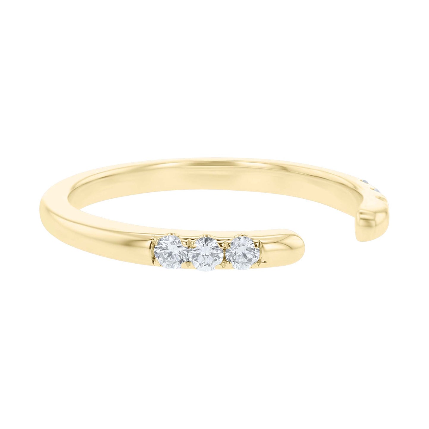 Dove Open Stack Diamond Ring- 1/5ct