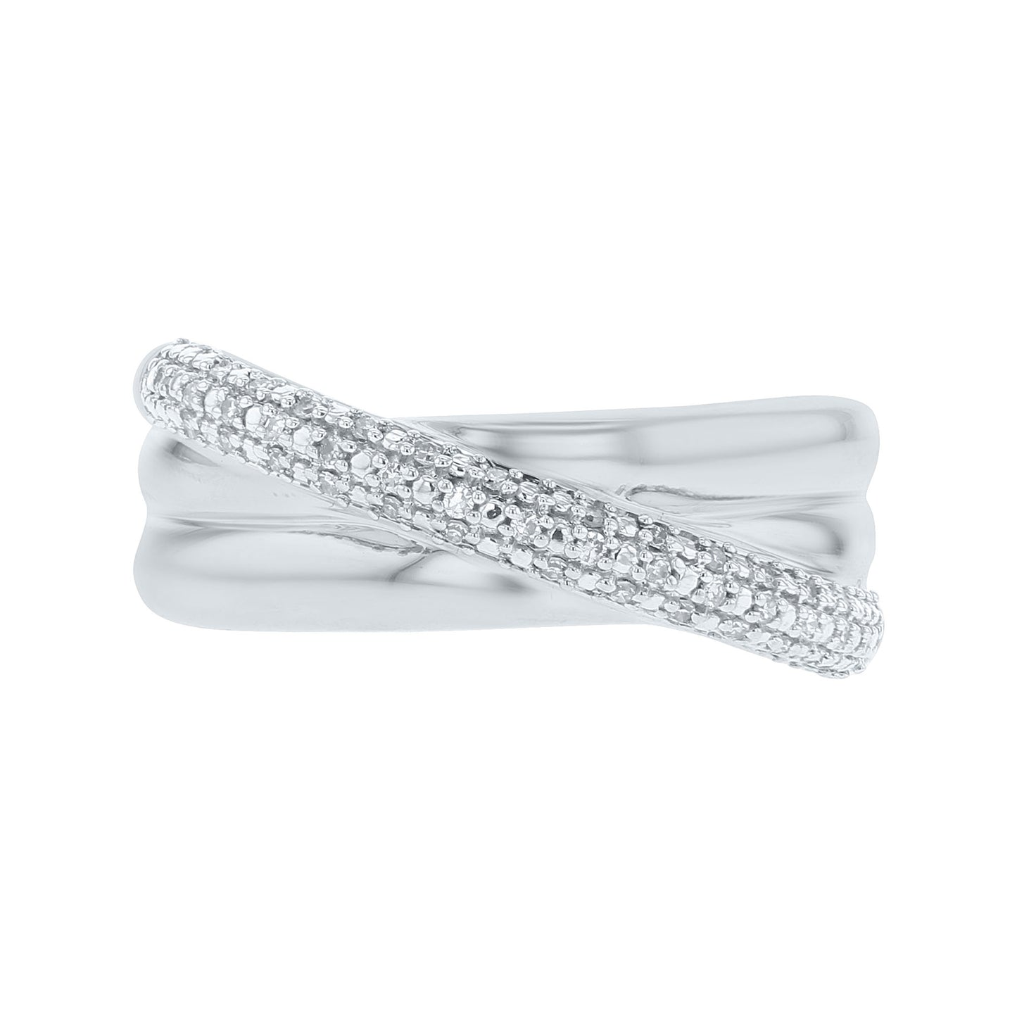 Lamar Criss Cross Diamond Ring