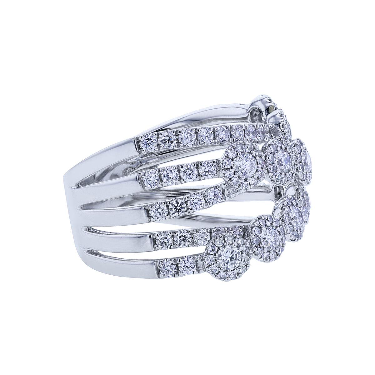 Intricate Love Diamond Ring